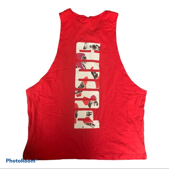 PUMA cotton work-out muscle Tee with logo print. - Picture 2 of 3